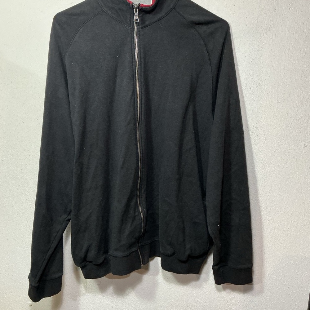 Esprit Men's Black Zip-Up Sweater